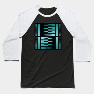 “Dimensional Split (2)” - V.6 Green - (Geometric Art) (Dimensions) - Doc Labs Baseball T-Shirt